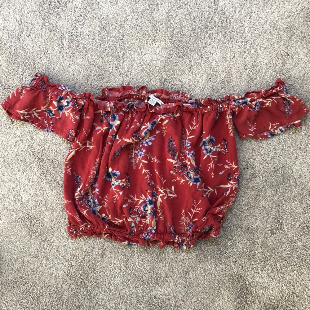 off the shoulder American Eagle top